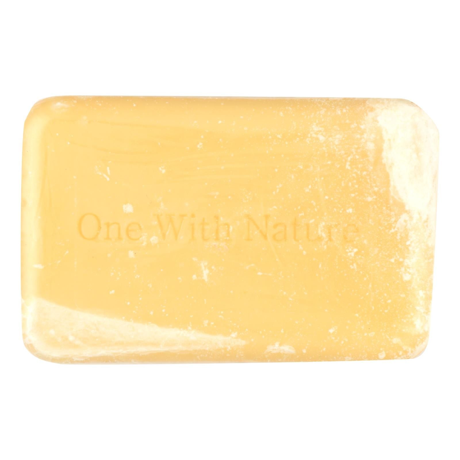 One With Nature Bar Soap - Lemon - Case Of 6 - 4 Oz. image 1