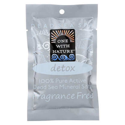 One With Nature Dead Sea Mineral - Salt Bath - Case Of 6 - 2.5 Oz. image 1