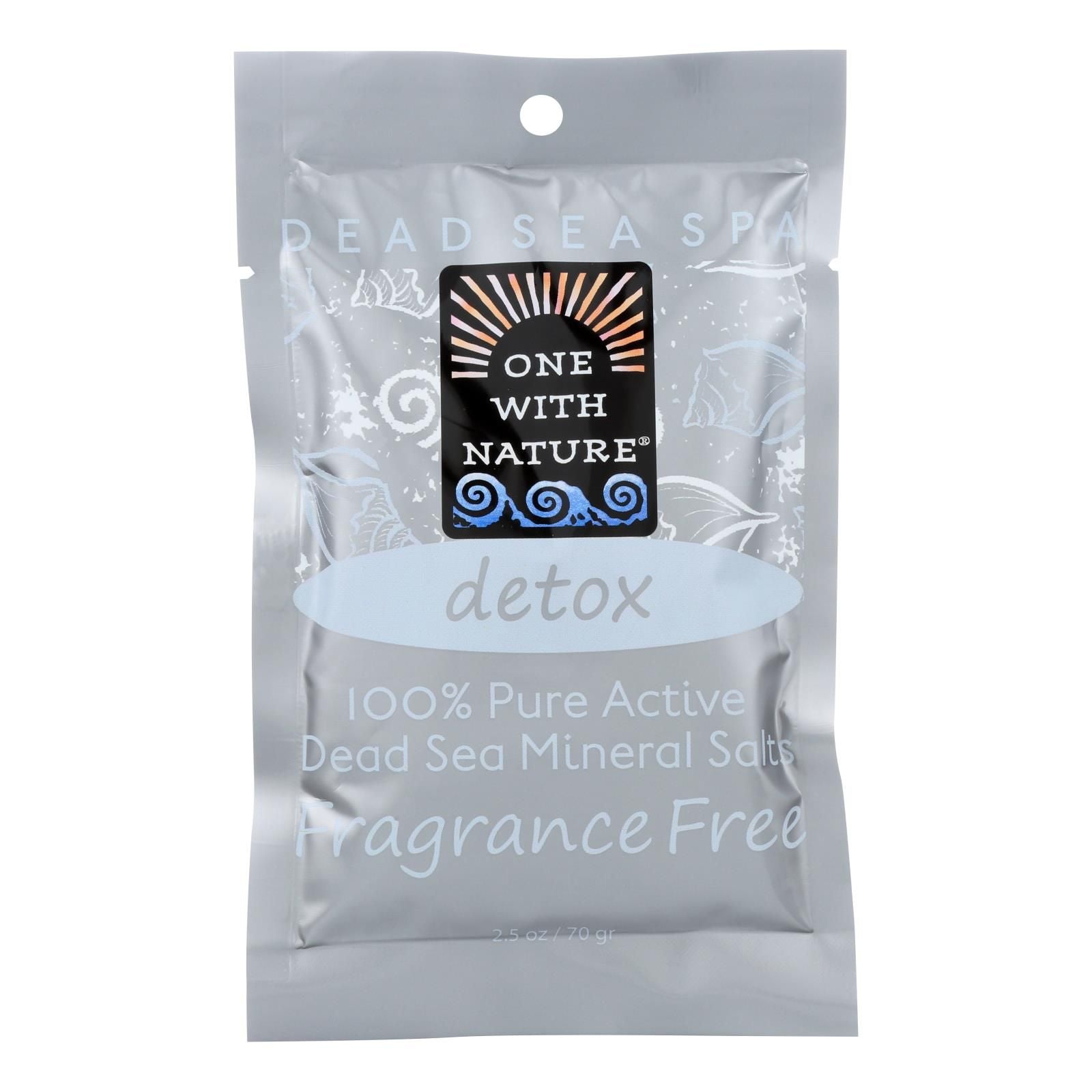 One With Nature Dead Sea Mineral - Salt Bath - Case Of 6 - 2.5 Oz. image 2