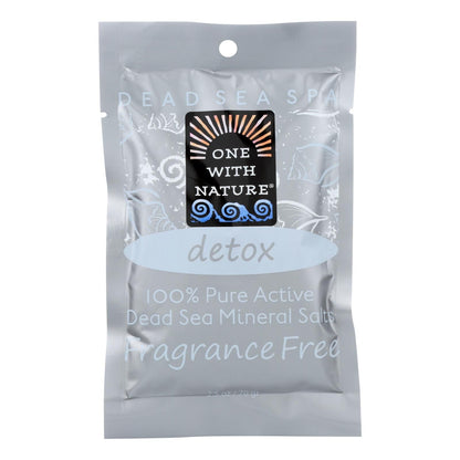 One With Nature Dead Sea Mineral - Salt Bath - Case Of 6 - 2.5 Oz. image 2