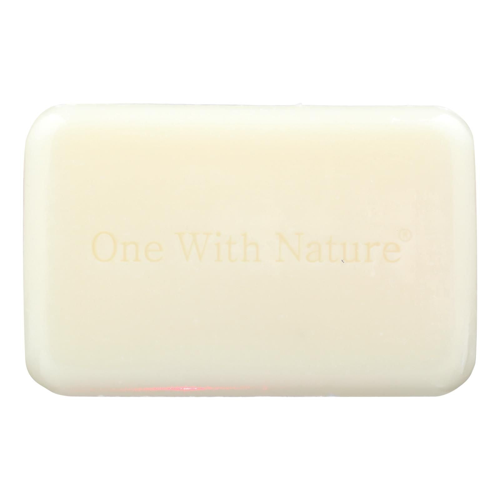 One With Nature Naked Soap - Goat's Milk And Lavender - Case Of 6 - 4 Oz. image 1