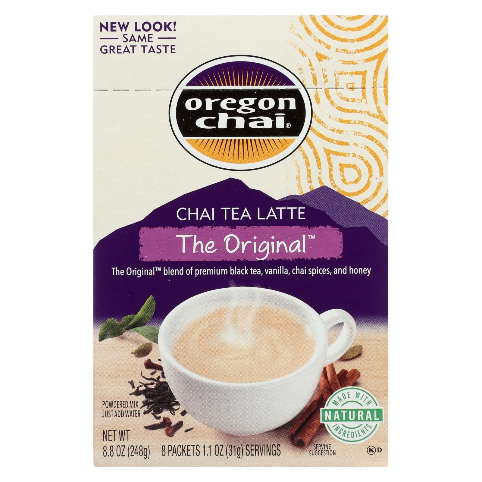 Oregon Chai Tea Latte Mix - The Original - Case Of 6 - 8 Count image 1