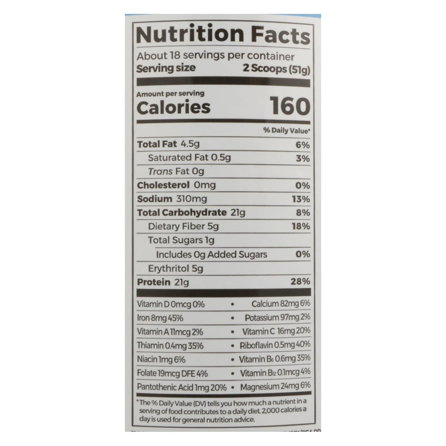 Orgain - Protein Powder Plnt Vanilla - 1 Each - 2.02 Lb image 3