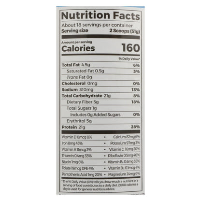 Orgain - Protein Powder Plnt Vanilla - 1 Each - 2.02 Lb image 3