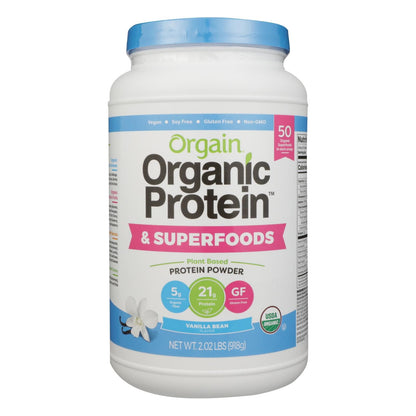 Orgain - Protein Powder Plnt Vanilla - 1 Each - 2.02 Lb image 1