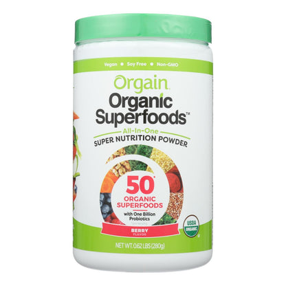 Orgain Organic Hydration Powder - Berry Punch - 0.62 Lb. image 1