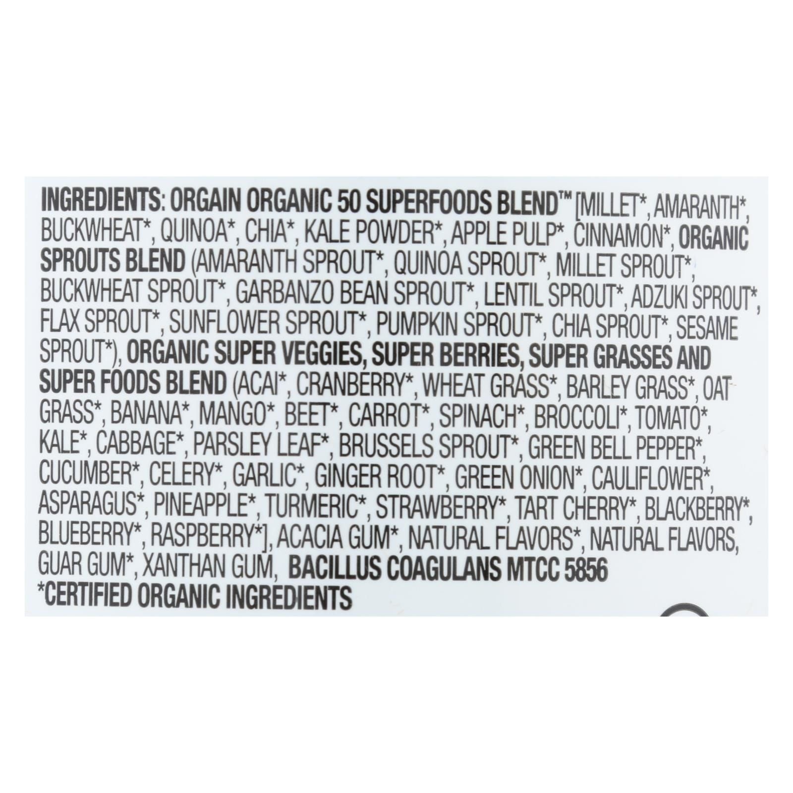 Orgain Organic Hydration Powder - Berry Punch - 0.62 Lb. image 2