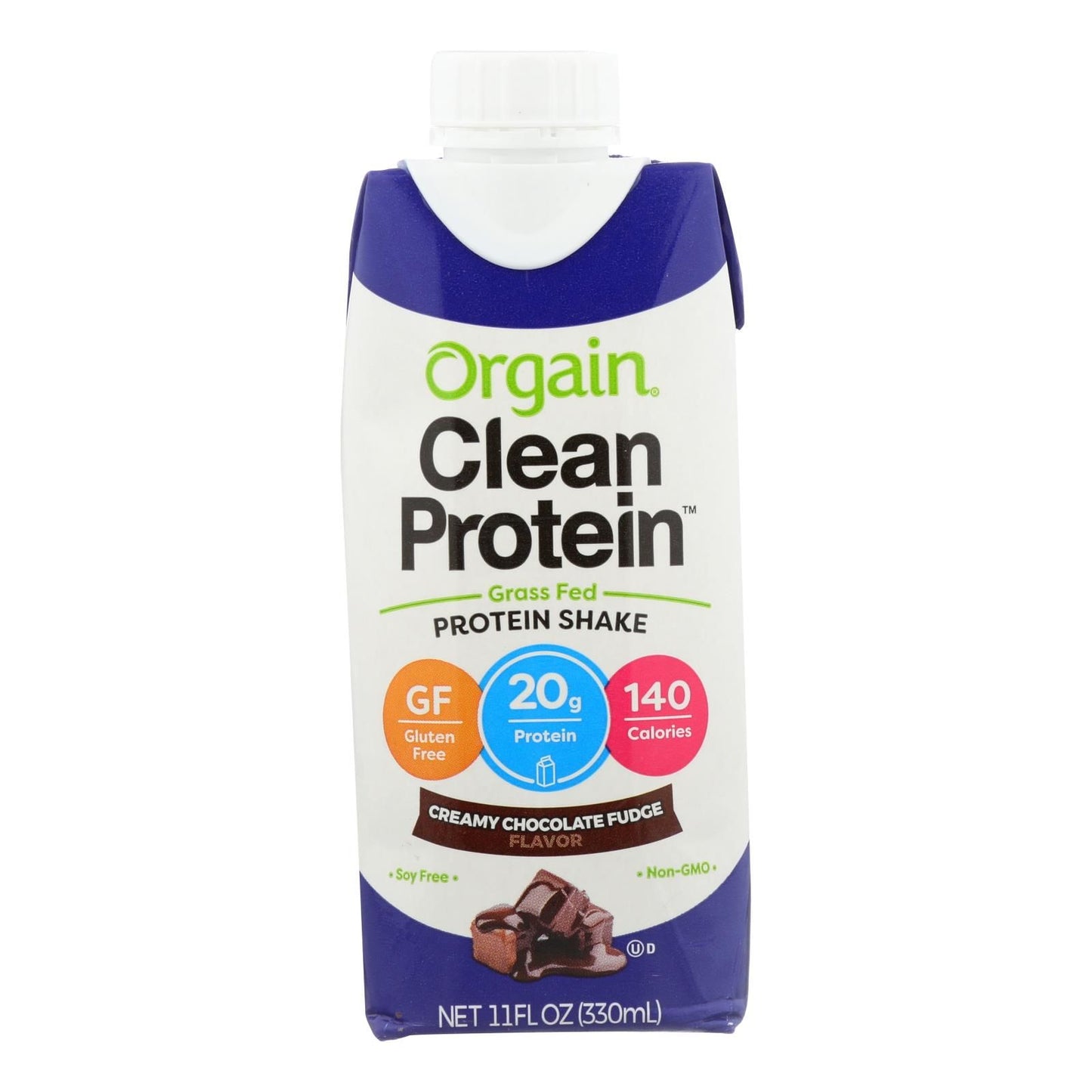 Orgain Organic Protein Shakes - Creamy Chocolate Fudge - Case Of 12 - 11 Fl Oz. image 1