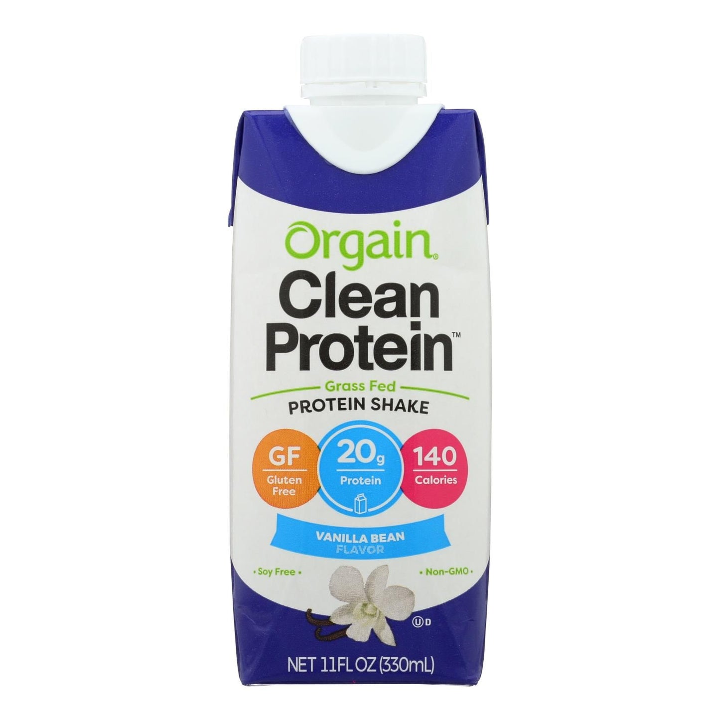 Orgain Organic Protein Shakes - Vanilla Bean - Case Of 12 - 11 Fl Oz. image 1