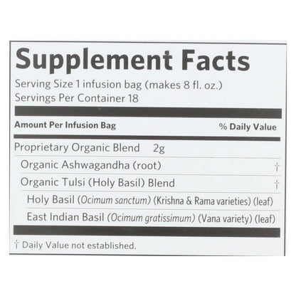 Organic India - Tulsi Ashwagandha - Case Of 6 - 18 Ct image 4