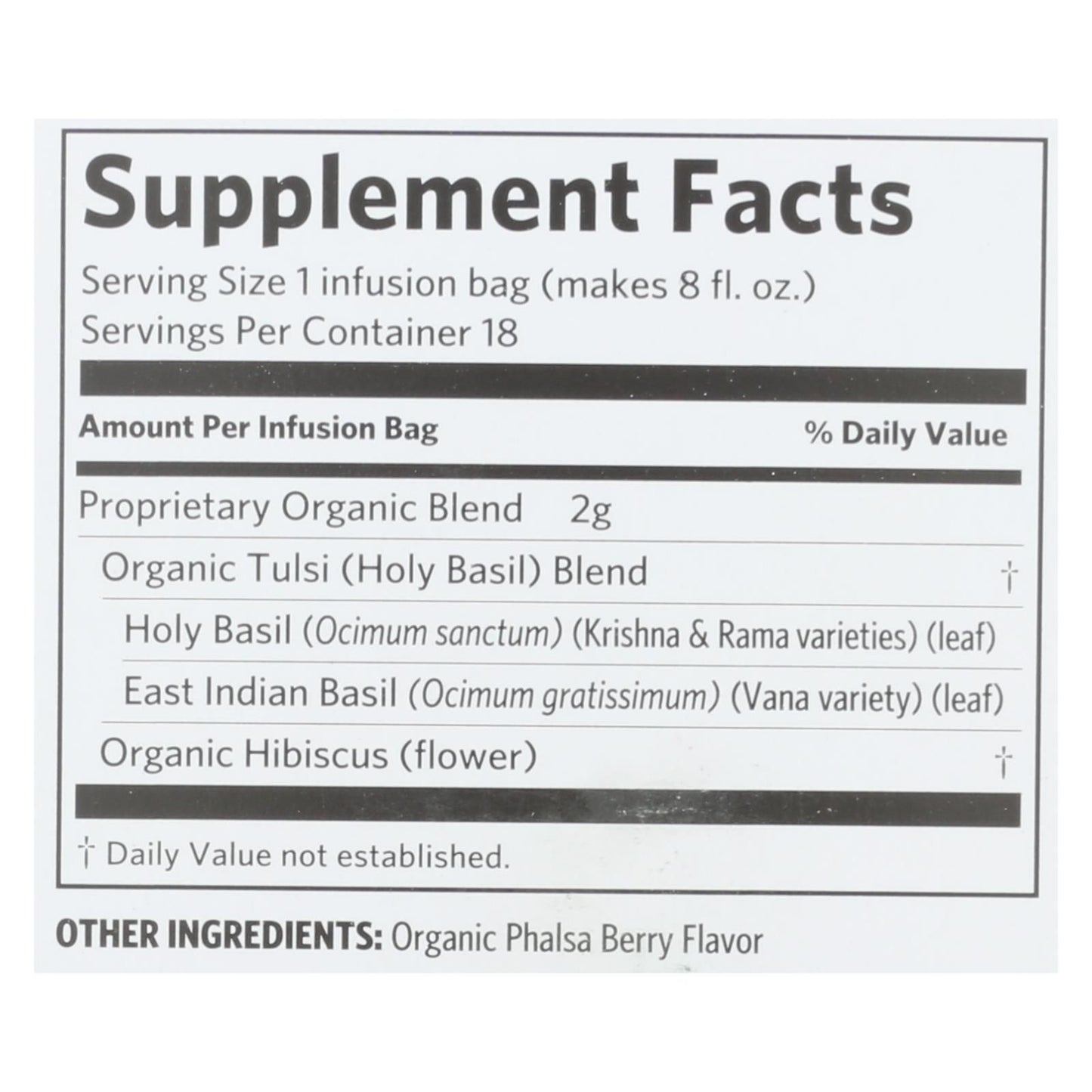 Organic India - Tulsi Hibiscus - Case Of 6 - 18 Ct image 3