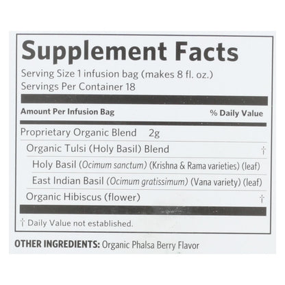 Organic India - Tulsi Hibiscus - Case Of 6 - 18 Ct image 3