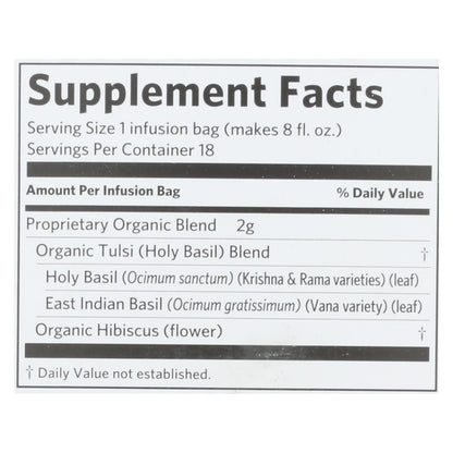 Organic India - Tulsi Hibiscus - Case Of 6 - 18 Ct image 4