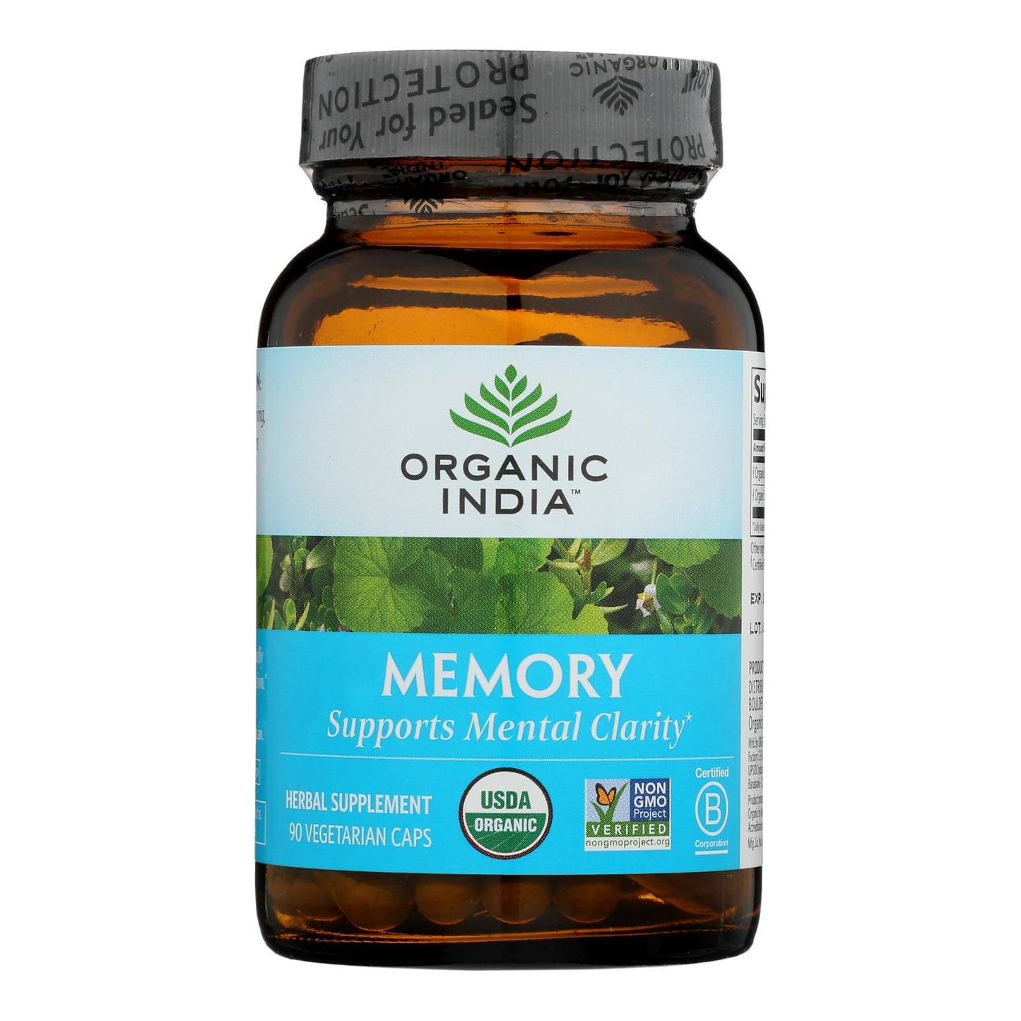 Organic India Memory Supplement, Mental Clarity - 1 Each - 90 Vcap image 2