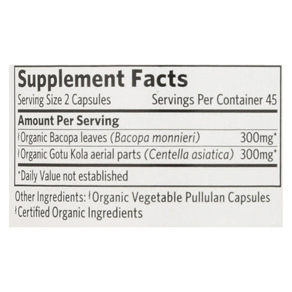 Organic India Memory Supplement, Mental Clarity - 1 Each - 90 Vcap image 3