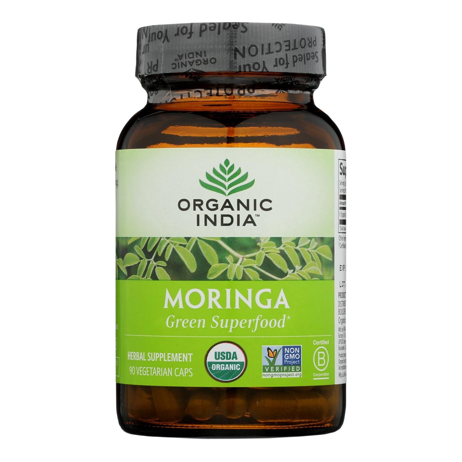 Organic India Moringa - 90 Vcap image 1