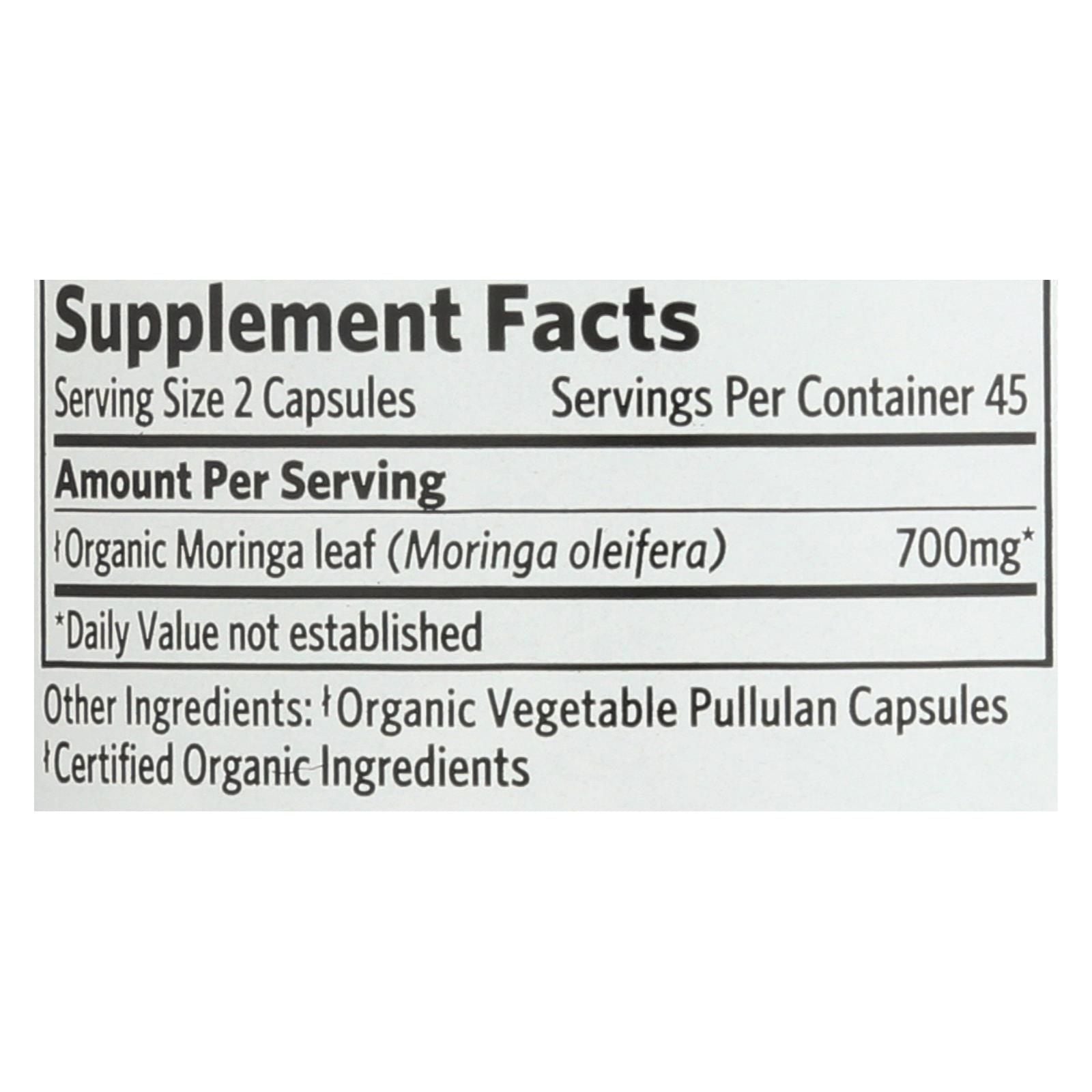 Organic India Moringa - 90 Vcap image 2