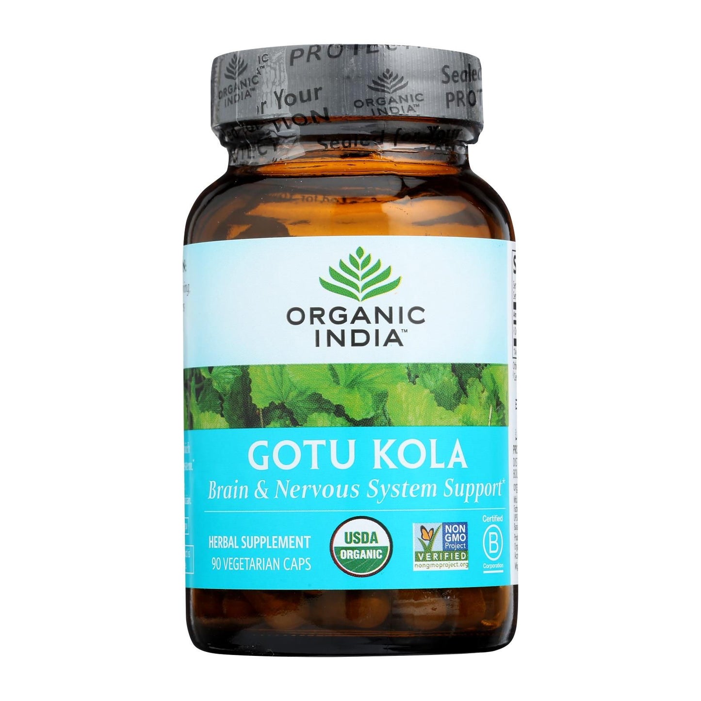 Organic India Tulsi Wellness Supplements, Gotu Kola - 1 Each - 90 Vcap image 1