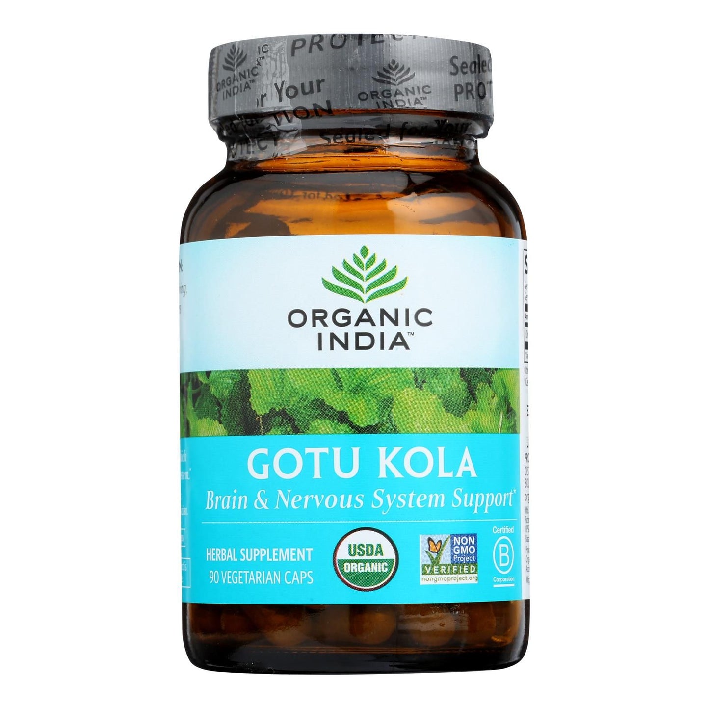 Organic India Tulsi Wellness Supplements, Gotu Kola - 1 Each - 90 Vcap image 2