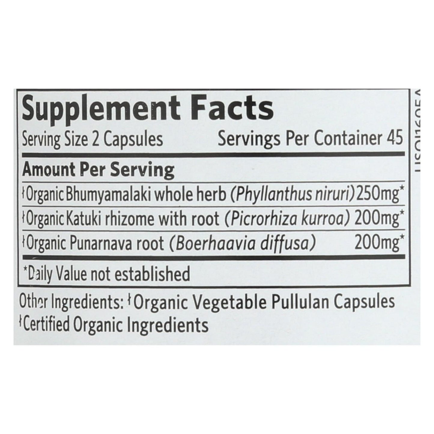 Organic India Usa Whole Herb Supplement, Liver Kidney - 1 Each - 90 Vcap image 3