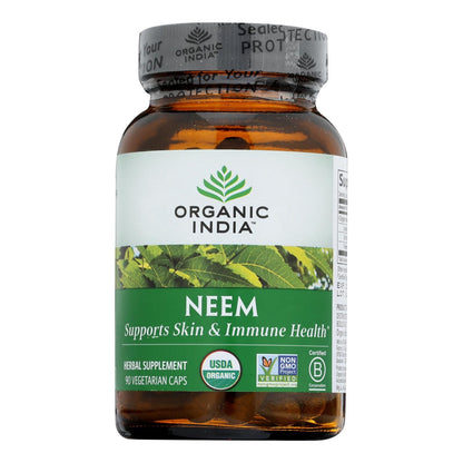 Organic India Usa Whole Herb Supplement, Neem - 1 Each - 90 Vcap image 2