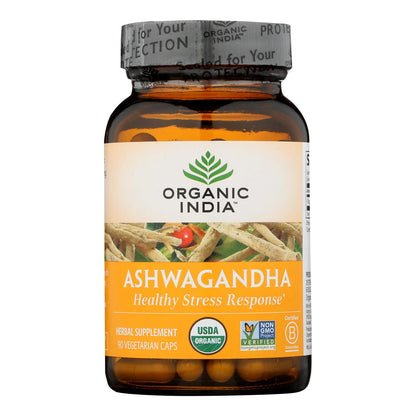 Organic India Wellness Supplements, Ashwagandha - 1 Each - 90 Vcap image 2
