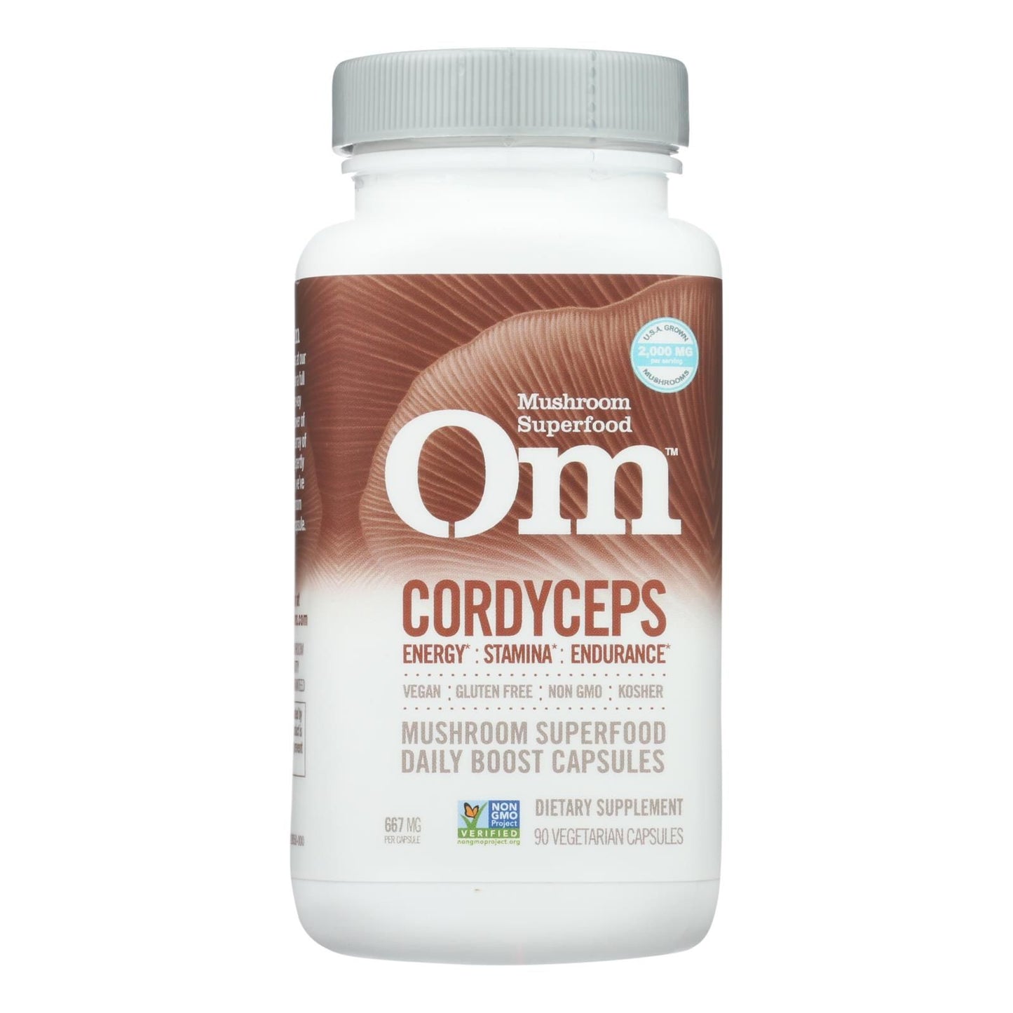 Organic Mushroom Nutrition - Mush Sprfd Crdycpts Caps - 1 Each - 90 Ct image 1
