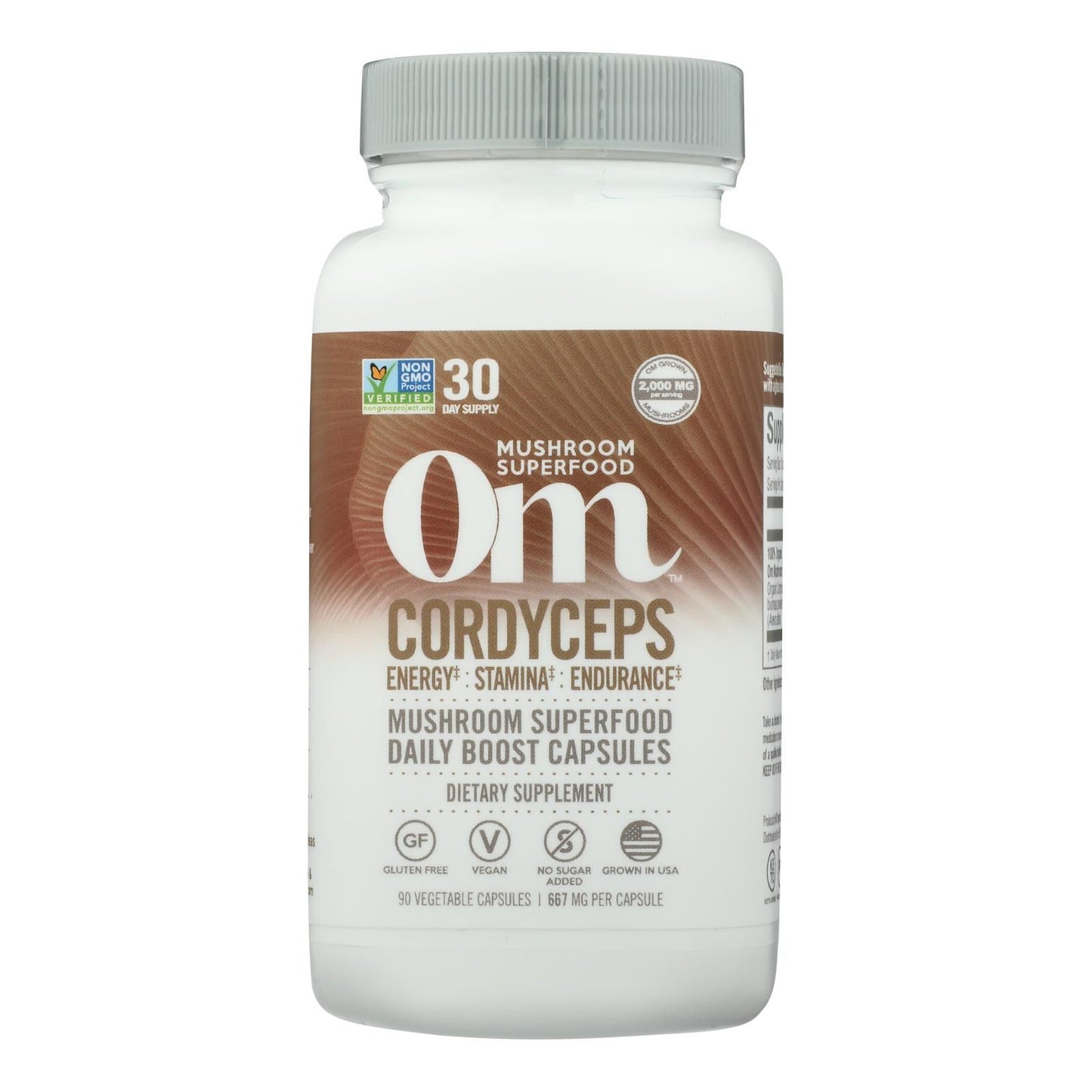 Organic Mushroom Nutrition - Mush Sprfd Crdycpts Caps - 1 Each - 90 Ct image 2