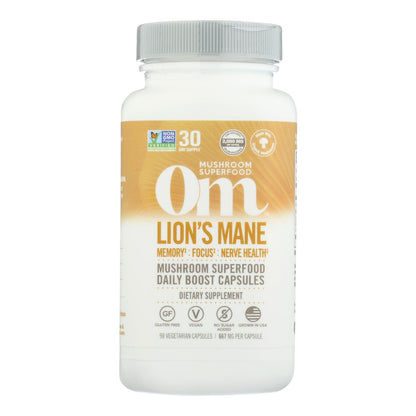 Organic Mushroom Nutrition - Mush Sprfd Lions Mane Cap - 1 Each - 90 Ct image 2