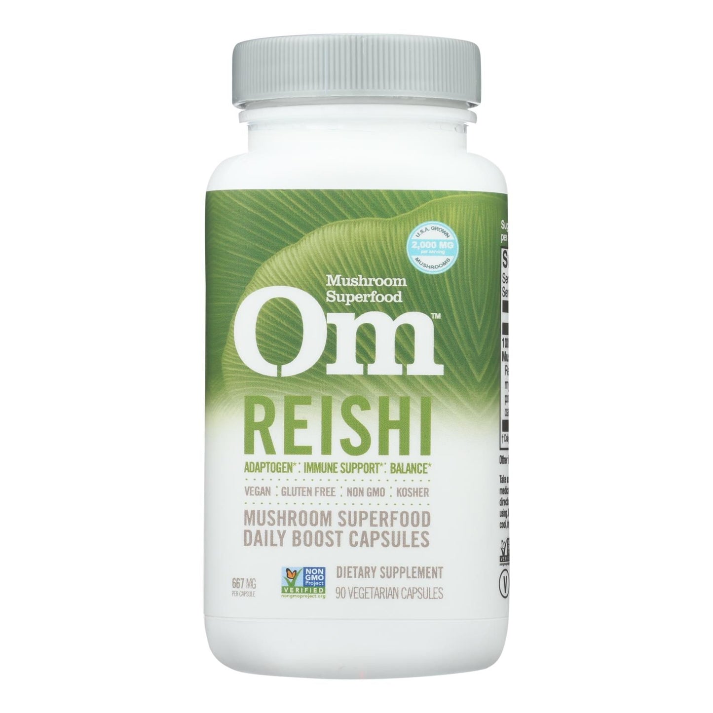 Organic Mushroom Nutrition - Mush Sprfd Reishi Cap - 1 Each - 90 Ct image 1