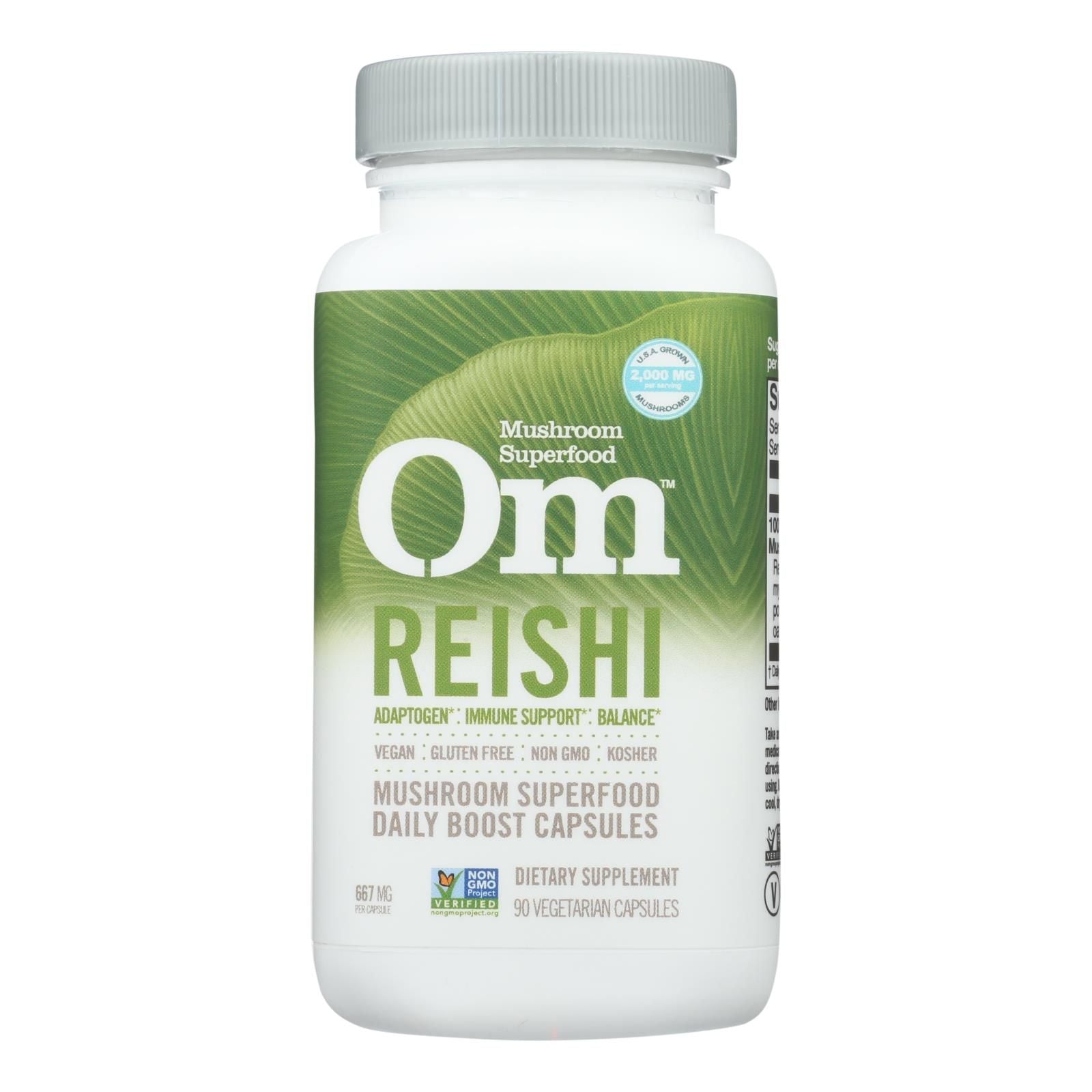 Organic Mushroom Nutrition - Mush Sprfd Reishi Cap - 1 Each - 90 Ct image 1