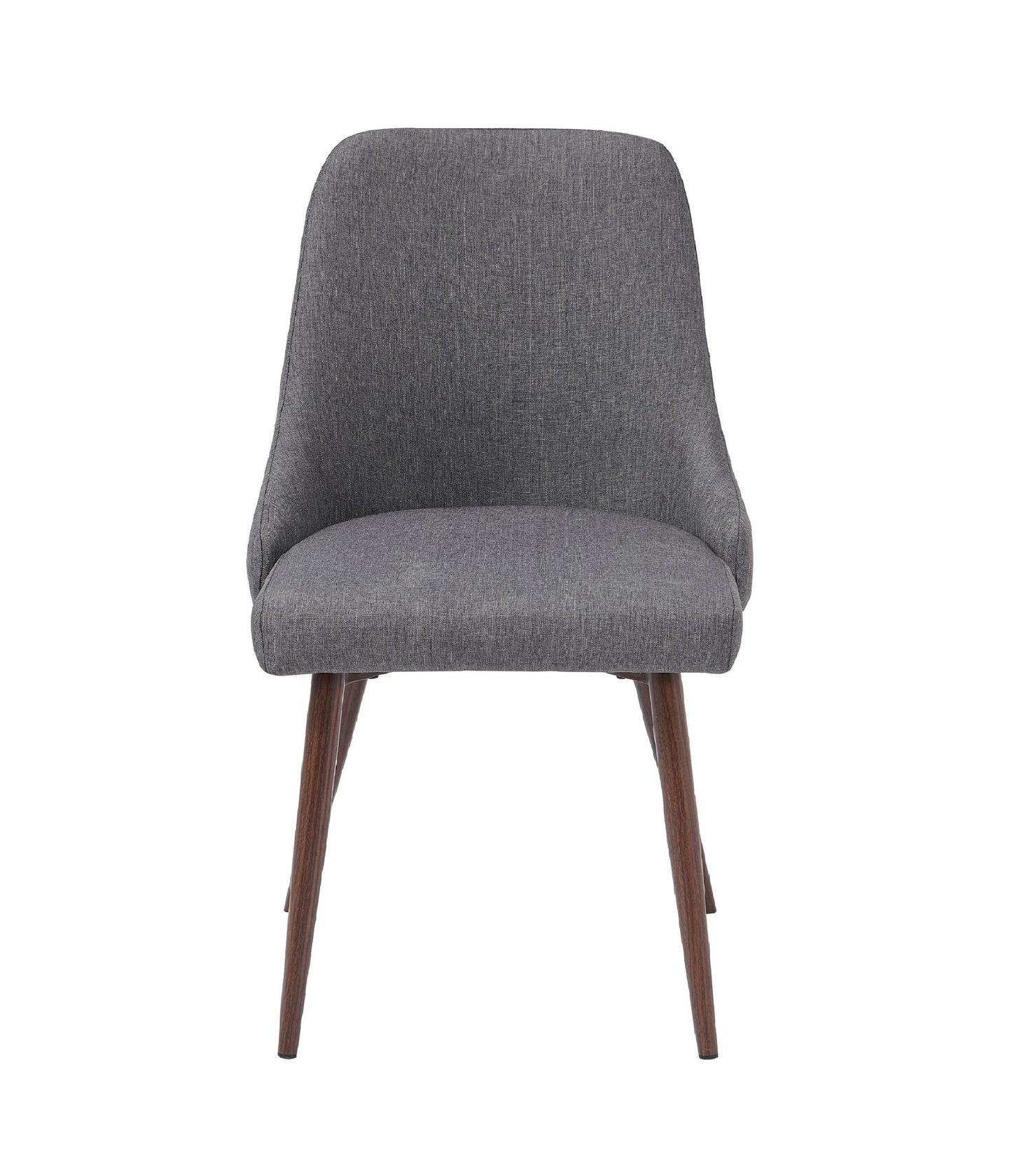 Oslo Modern Upholstery Side Dining Chair Set of 2, Grey image 3