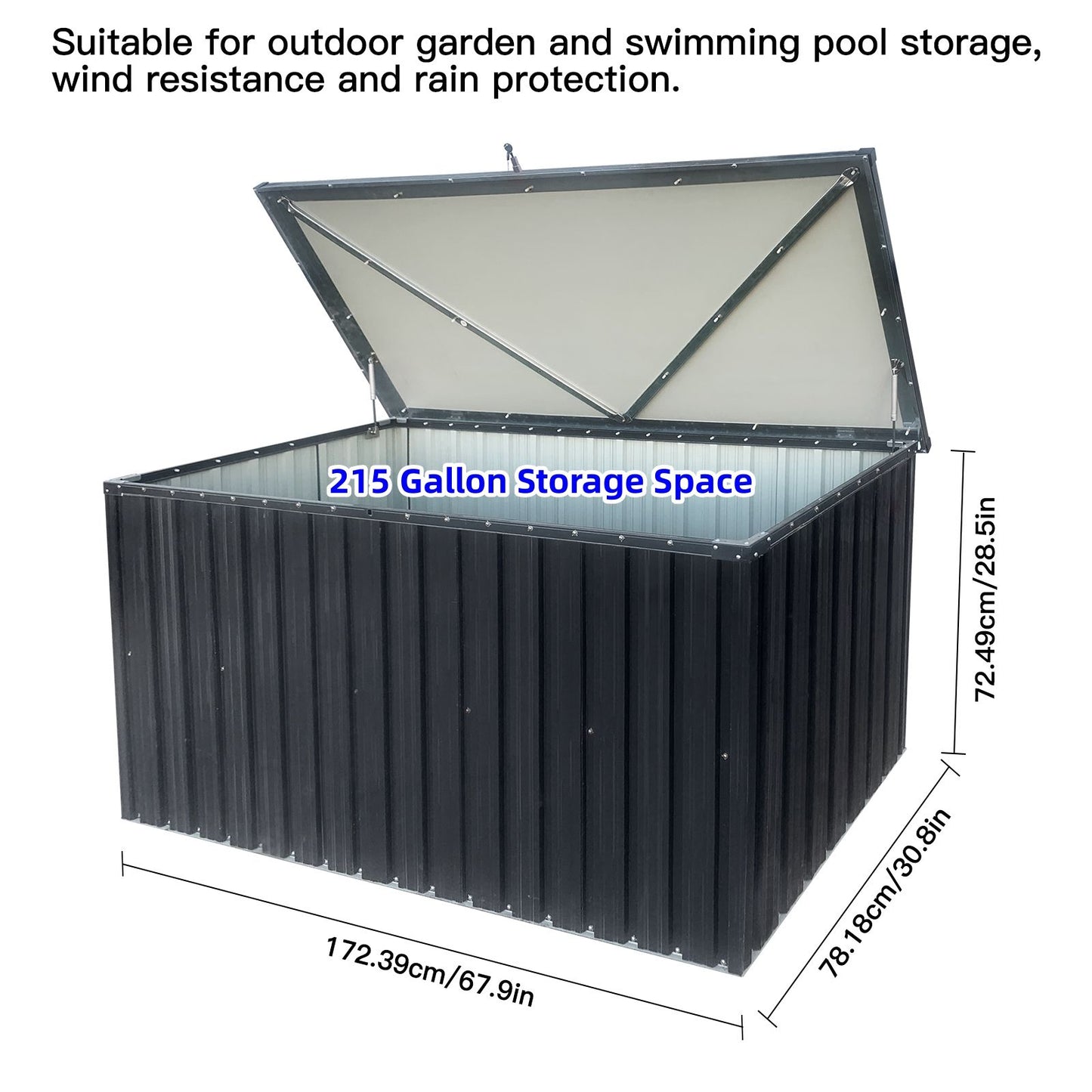 Out Door Metal Storage Box Store Medium image 3