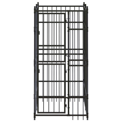 Outdoor Dog Kennel Steel 19.8 ft² image 3