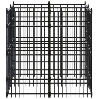 Outdoor Dog Kennel Steel 39.7 ft² image 4
