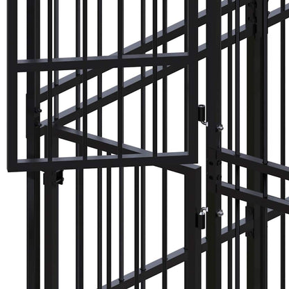 Outdoor Dog Kennel Steel 59.5 ft² image 10