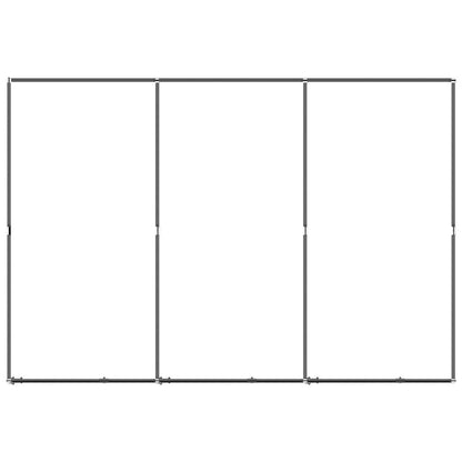 Outdoor Dog Kennel Steel 59.5 ft² image 5