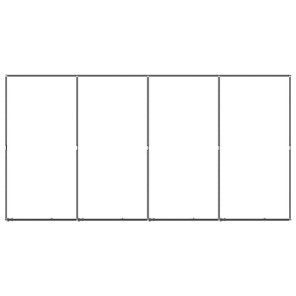 Outdoor Dog Kennel Steel 79.3 ft² image 5