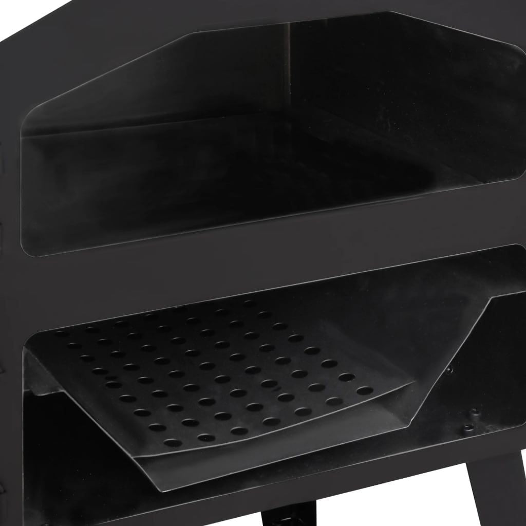 Outdoor Pizza Oven Charcoal Fired with 2 Fireclay Stones image 9