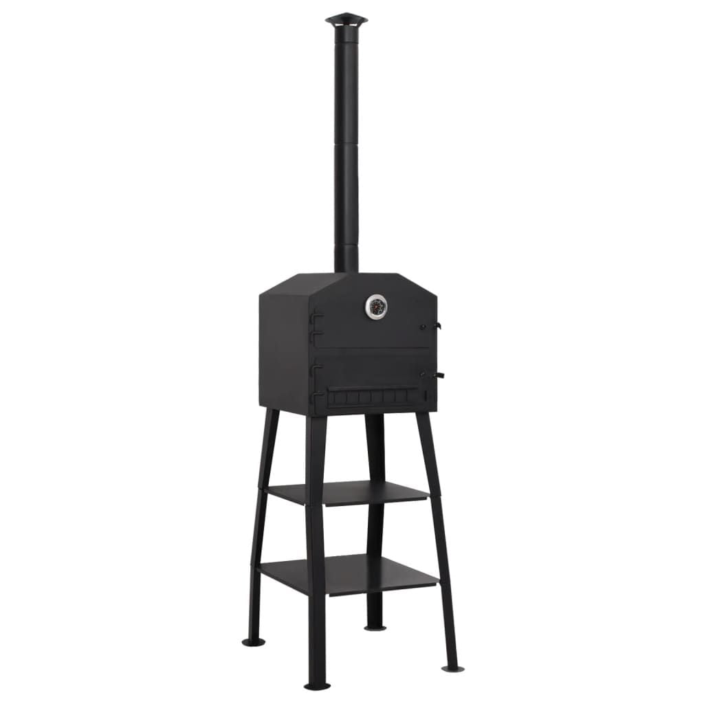 Outdoor Pizza Oven Charcoal Fired with 2 Fireclay Stones image 1
