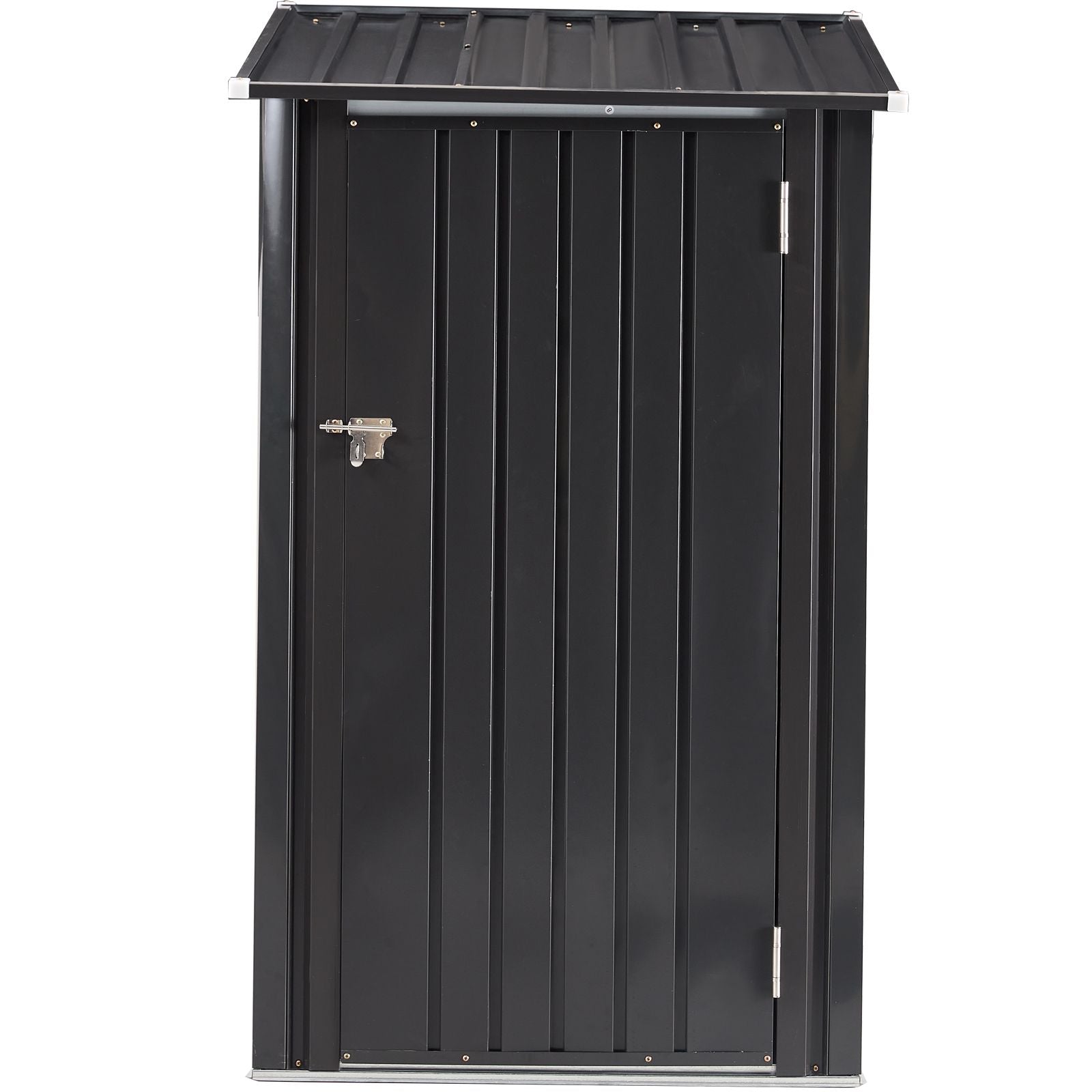 Outdoor Storage Shed, 3 x 3 FT Metal Steel Garden Shed with Single Lockable Door, Small Shed Outdoor Steel Utility Tool  image 2