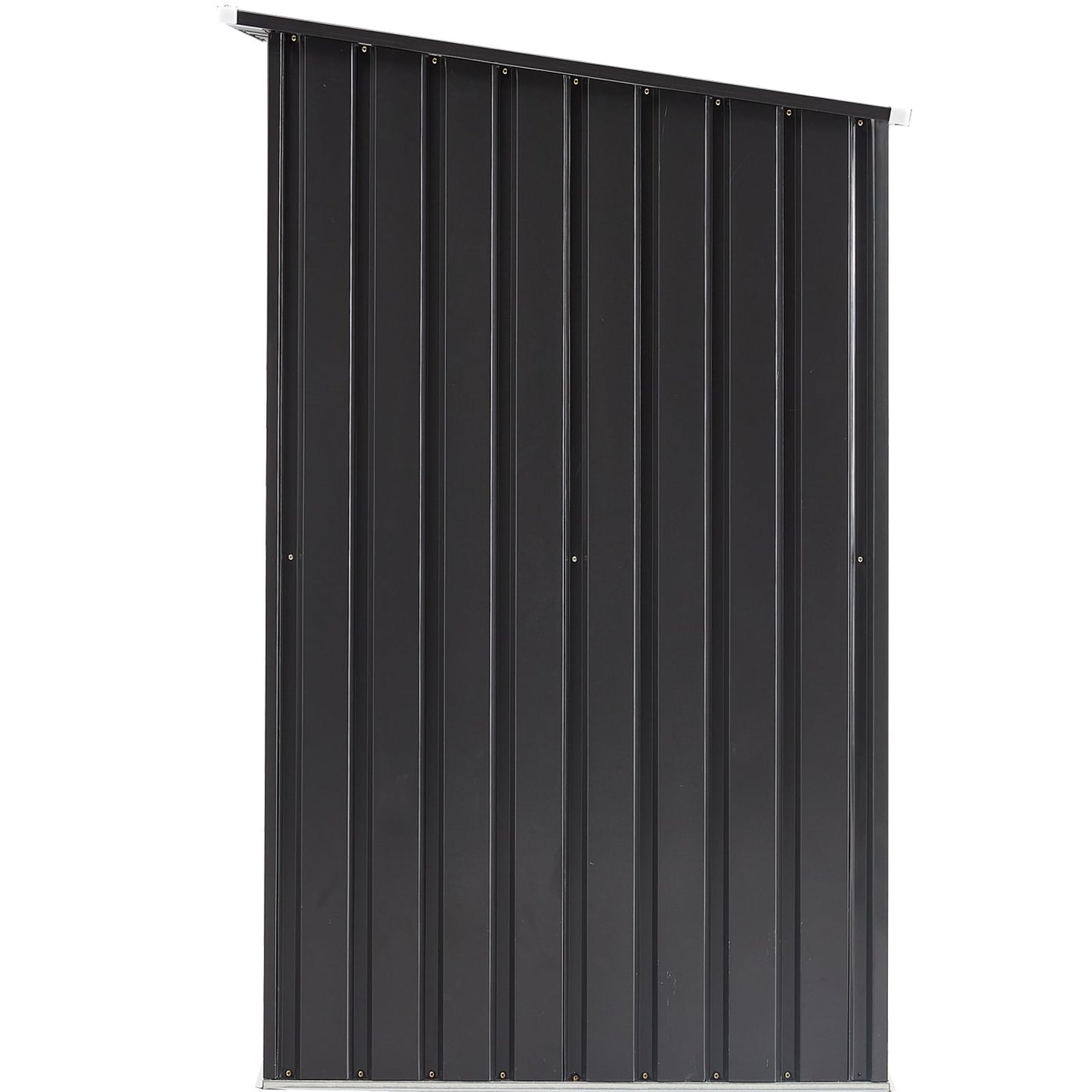 Outdoor Storage Shed, 3 x 3 FT Metal Steel Garden Shed with Single Lockable Door, Small Shed Outdoor Steel Utility Tool  image 9