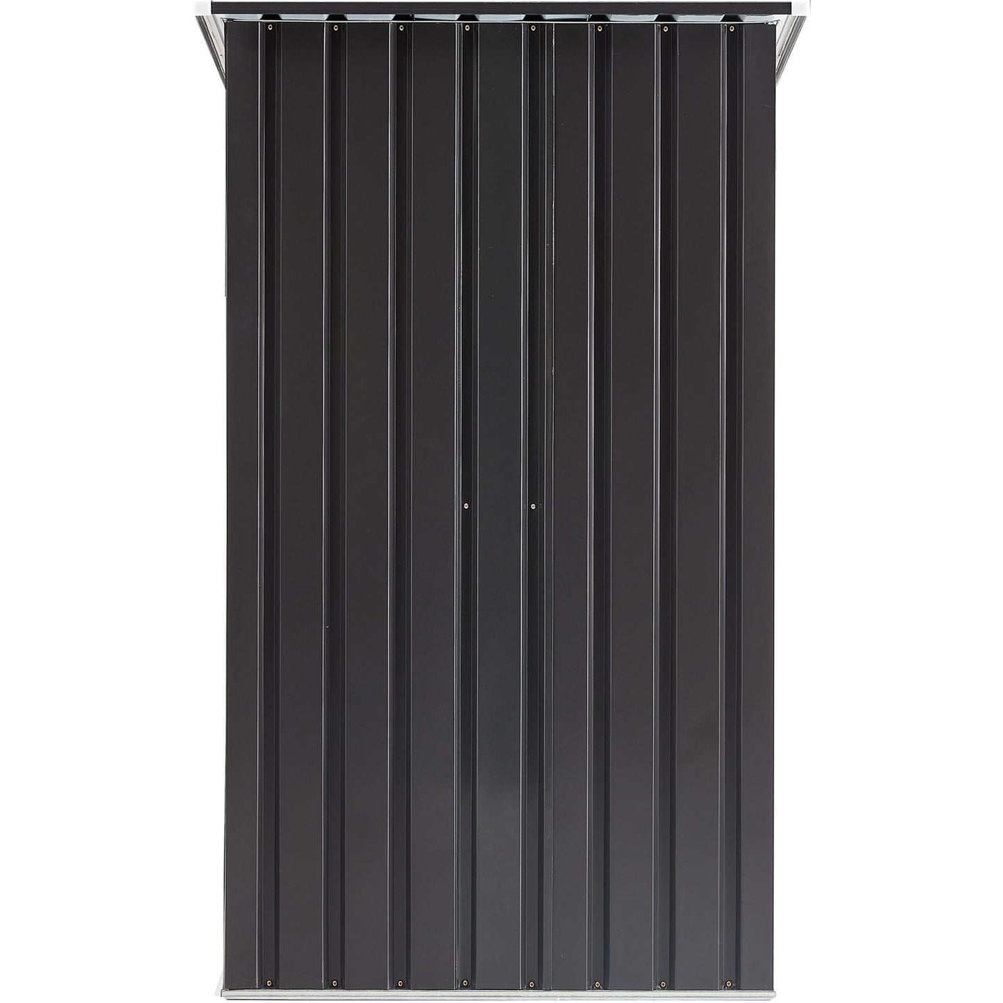 Outdoor Storage Shed, 3 x 3 FT Metal Steel Garden Shed with Single Lockable Door, Small Shed Outdoor Steel Utility Tool  image 5