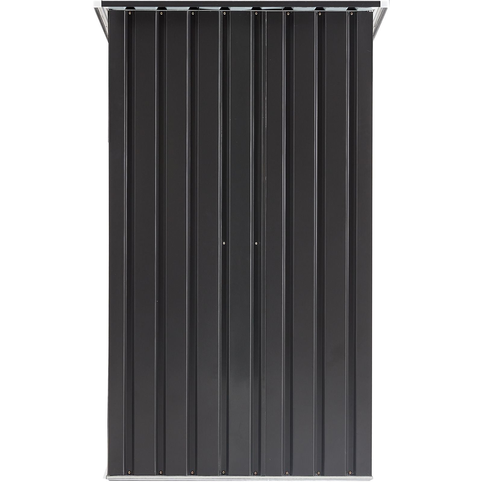 Outdoor Storage Shed, 3 x 3 FT Metal Steel Garden Shed with Single Lockable Door, Small Shed Outdoor Steel Utility Tool  image 5