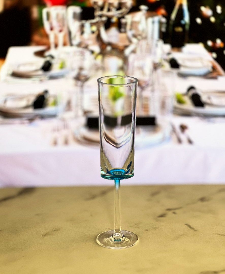 Oval Halo Plastic Champagne Flutes Set of 4 (4oz), Unbreakable Mimosa Glasses Plastic Champagne Glasses, Acrylic Wedding image 4