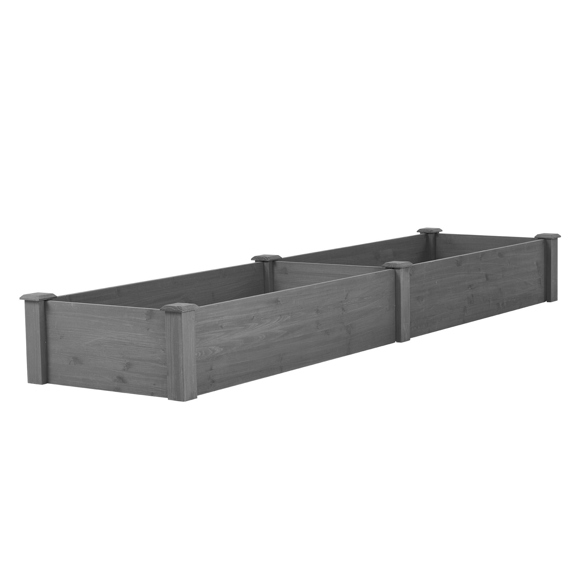 Over Ground Raised Garden Bed 96x28x10'', Large Long Planter Box for Outdoor, Tool-Free Assembly image 11