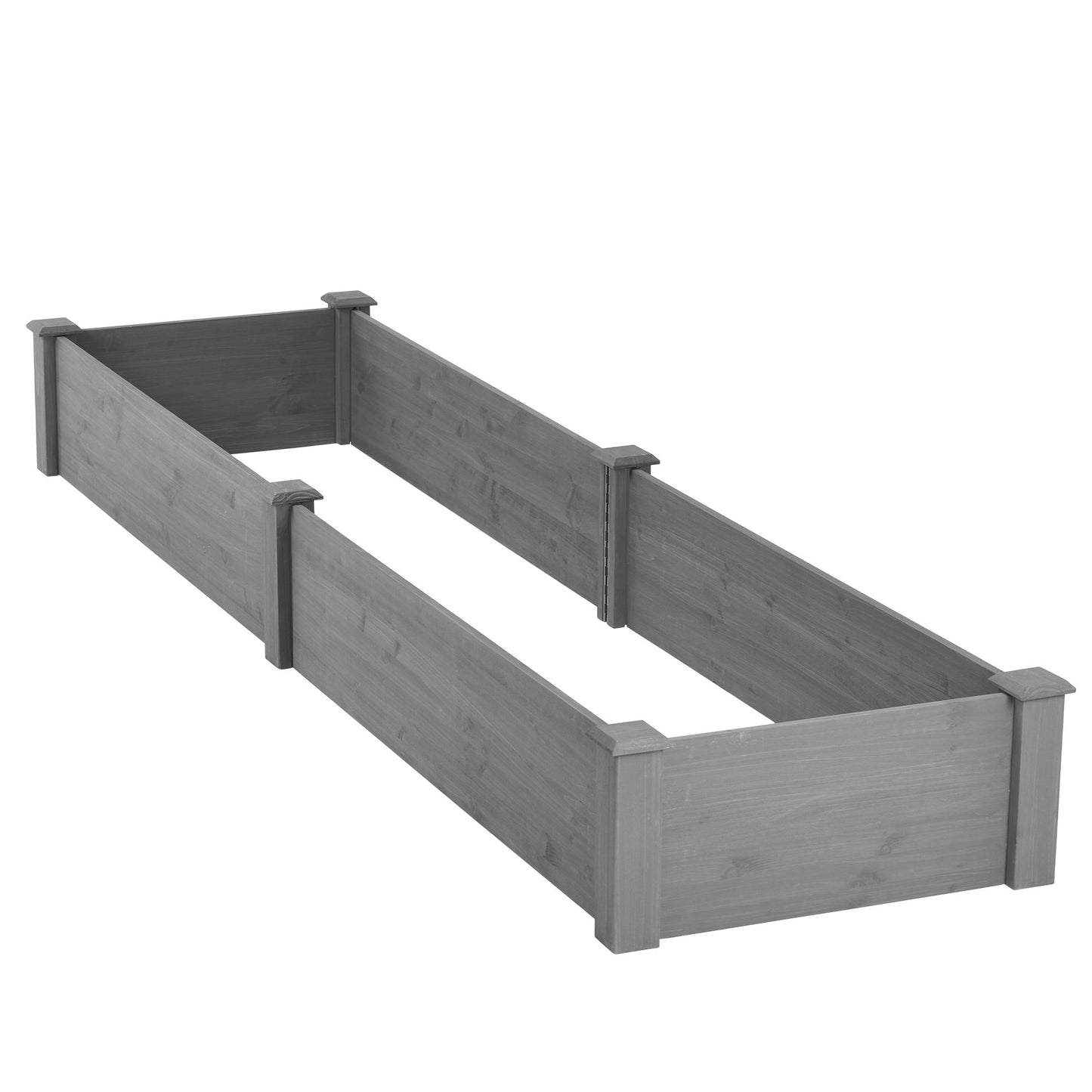 Over Ground Raised Garden Bed 96x28x10'', Large Long Planter Box for Outdoor, Tool-Free Assembly image 8