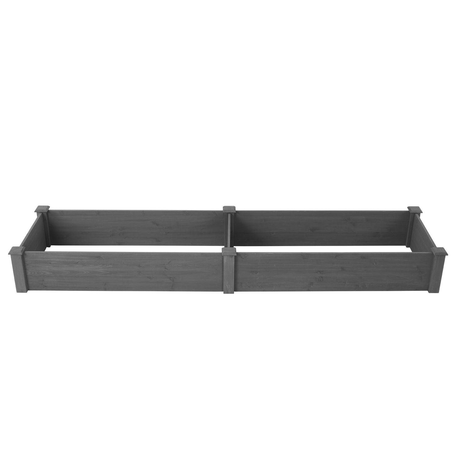 Over Ground Raised Garden Bed 96x28x10'', Large Long Planter Box for Outdoor, Tool-Free Assembly image 9