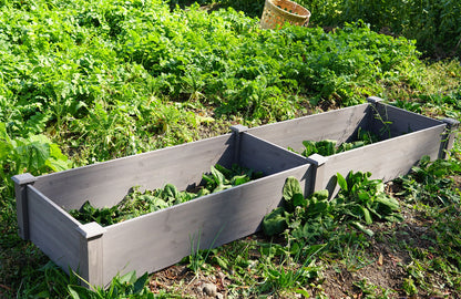 Over Ground Raised Garden Bed 96x28x10'', Large Long Planter Box for Outdoor, Tool-Free Assembly image 7