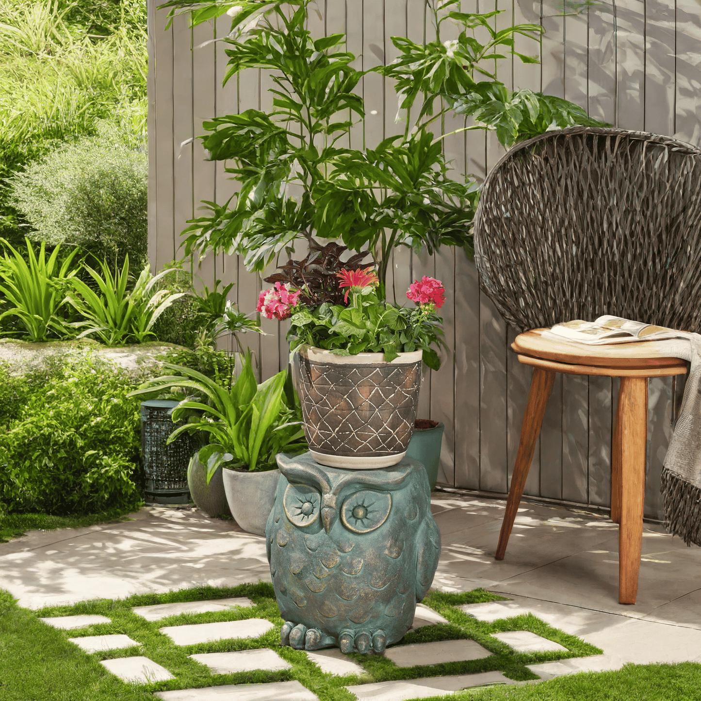 OWL GARDEN STOOL [Lots of scene pictures] image 11